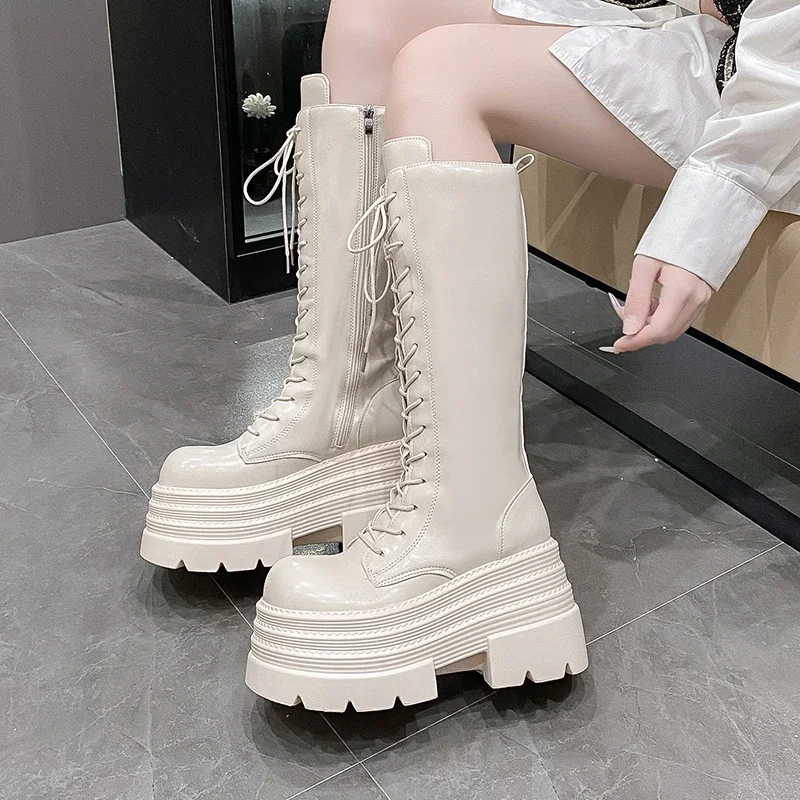 Knee High Boots Women - Botas Largas romanas de 10CM para