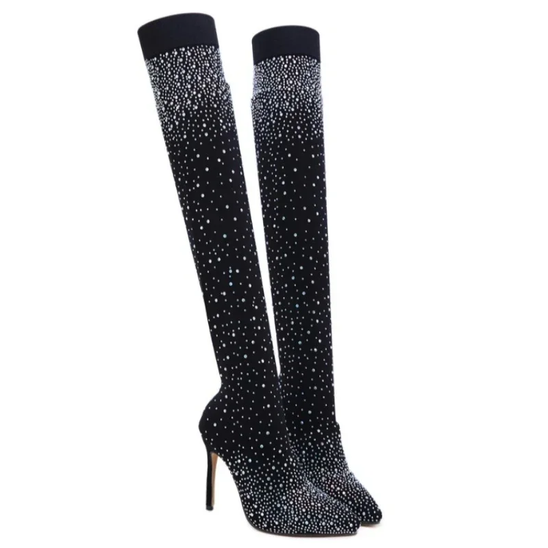 Botas por encima de la rodilla - Sock Boot Women reseña y precio