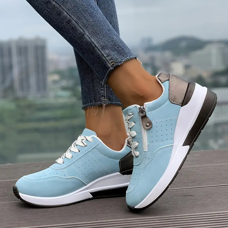 Zapatillas de deporte con plat - Oxford Lace Up Women reseña y precio