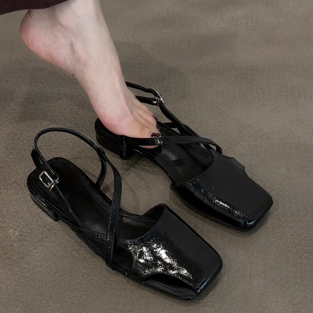 Sandalias de moda de piel sint - Women'S Shoes Clogs reseña y precio