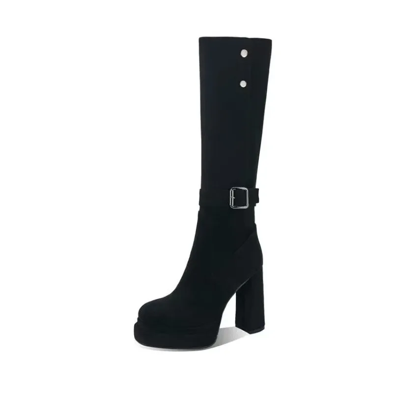 Plataforma de mujer Tacón alto - Knee High Boots Women reseña y precio