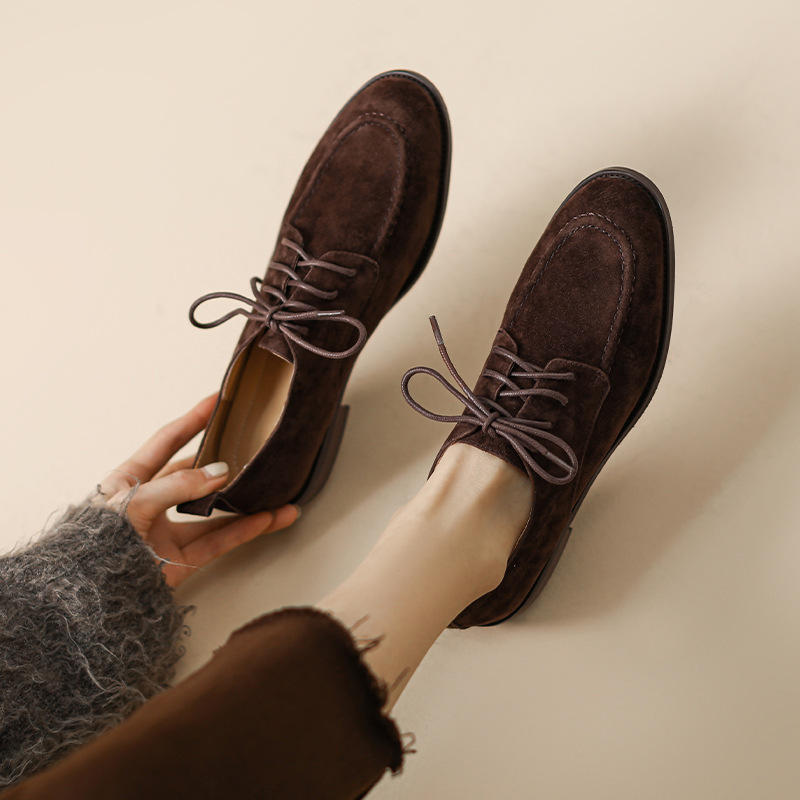 2025 primavera y otoño nuevos  - Oxford Lace Up Women reseña y precio