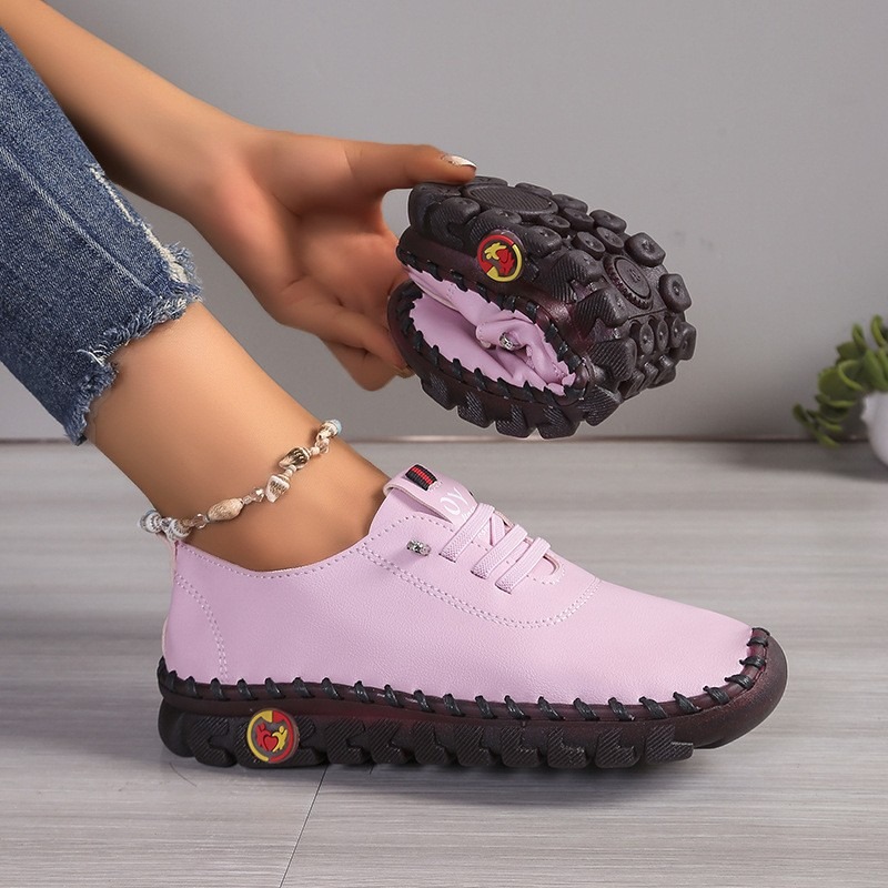Zapatos casuales de cuero para - Oxford Lace Up Women reseña y precio