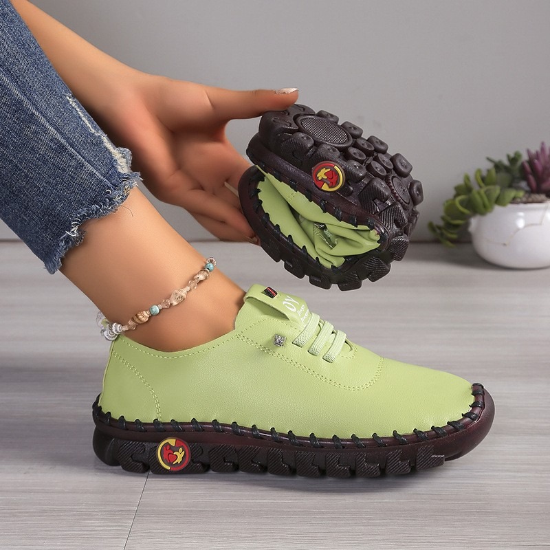 Zapatos casuales de cuero para - Oxford Lace Up Women reseña y precio