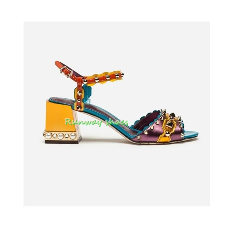Sandalias de tacón con perlas  - Women'S Shoes Clogs reseña y precio