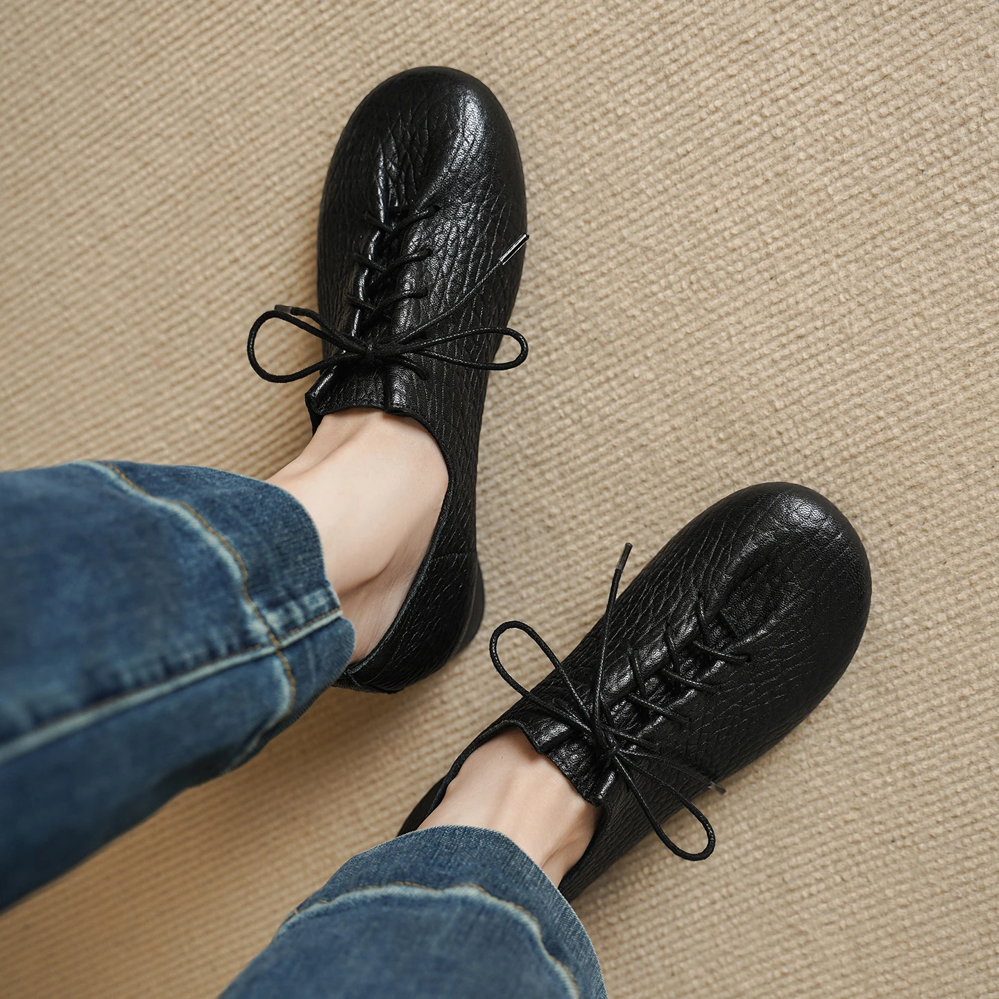Nuevos zapatos Oxford de piel  - Oxford Lace Up Women reseña y precio