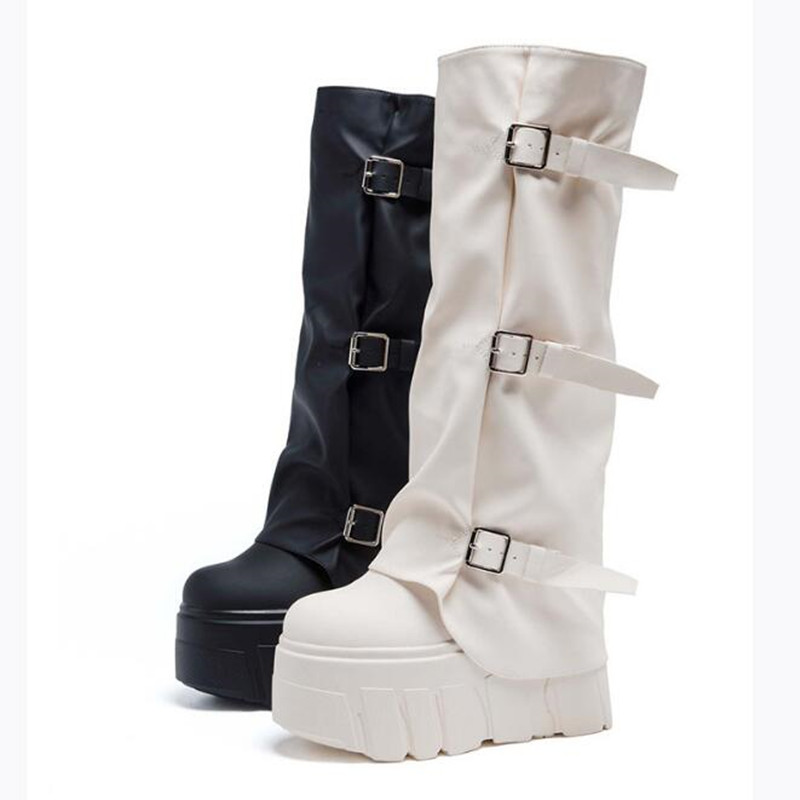 Nuevo 2026 marca de moda Otoño - Knee High Boots Women reseña y precio