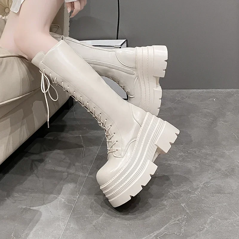 Botas Largas romanas de 10CM p - Knee High Boots Women reseña y precio