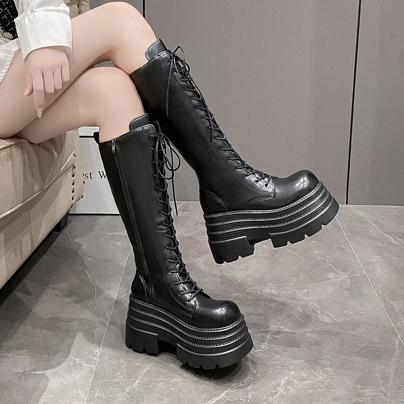 Botas Largas romanas de 10CM p - Knee High Boots Women reseña y precio