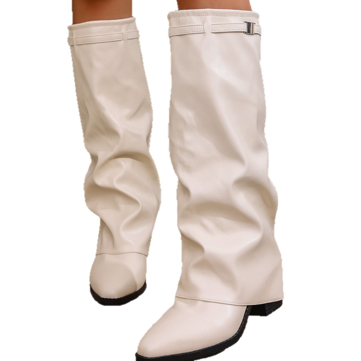 Botas de pierna alta europeas  - Sock Boot Women reseña y precio